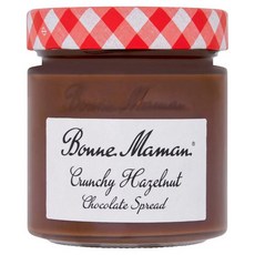 영국 본마망 Bonne Maman Crunchy Hazelnut Chocolate Spread 크런치 헤이즐넛 초콜렛 스프레드 잼, 3개, 250g