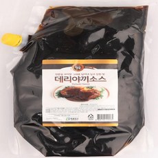 데리야끼소스(스파우트팩) 2KG부광, 1개, 2kg
