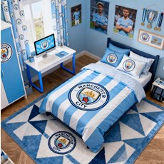 맨체스터 시티 FC 이불 배게 커버 세트 싱글 더블 - Manchester City Duvet Cover Set