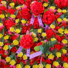 26년형 마이1004 카네이션 조화 옷핀포함 행사용 카네이션, A형-100개