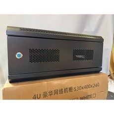 4u 網路機櫃 資訊機櫃-網門 台灣出貨 4U 機架式 伺服器機櫃 網路設備收納, 4U白色網門,帶一個風扇, 1個