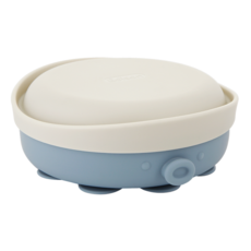 에디슨 국산 실리콘 흡착 플레이트 & 뚜껑 세트 문어, ALL COLORLight Blue(블루), 1개