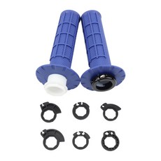 오토바이 공용 그립 7/8 "22mm 핸드 스냅 온 캠 잠금 장치 KTM CRF SXF EXC 바 Motocross Dirt Bike, 05 파란