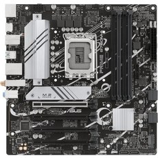 ASUS Prime B760M-A AX LGA 1700인텔 12th & 13th Gen microATX 마더보드PCIe 4.0 2xM.2 슬롯 DDR5 Realtek 2.5 Gb, mATX|DDR5