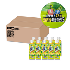 K리그 키링 슛 비타민워터 340ml 10개, 레몬 10개
