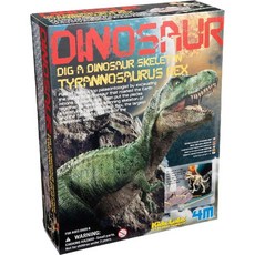 4M KidzLabs 디노 티라노사우루스 렉스 고생물학 골격 화석 공룡 발견