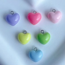 팬던트 참장식 20개입, 1개, 하트