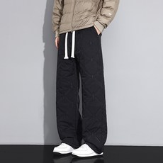冬季加絨加厚保暖褲 男款