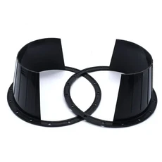 자동차 스피커 방수 2개 패드 녹방지 5인치 오디오 개조 커버, 2Pcs Black, 1세트, 상세설명참조