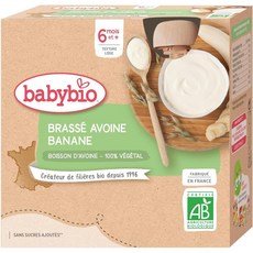 Babybio 베이비비오 Brasse Gourd 오트 바나나 베지탈 340g 2개, 1개