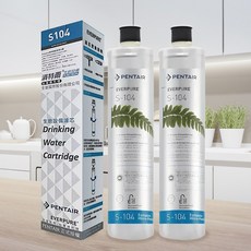 PENTAIR濱特爾 除鉛淨水器濾芯 S-104濾芯兩入組，家用淨水器替換濾心，確保飲水安全, 1個, 2入裝 - 原廠公司貨7天保固