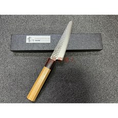 工具家達人 堺孝行 關東型剃骨刀 33層大馬士革 VG-10 出骨刀 剃骨刀 刻骨刀 日式串燒 雞肉刀 骨透角, 1個, 店家額外磨利, Silver