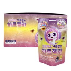 캐치티니핑 프린세스 아름핑의 하트젤리, 10개, 50g