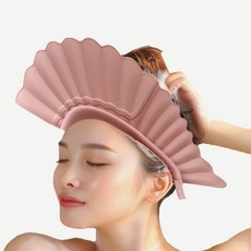 성인 샴푸캡 성인용 샴푸캡 환자 머리 감기기 도구 어른 샤워캡 머리감기 캡 샴푸모자 헤어캡 머리감기캡 쌍수 머리캡 목욕 헤드캡 임산부, 진한분홍, 1개