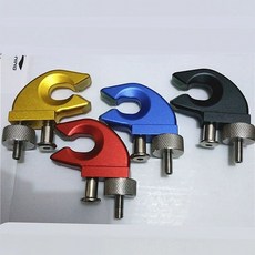 拾光優選好物 羽毛球拍穿線機 U型夾拍器 專業級拉線固定夾具, 紅色, 1個