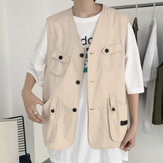 남성조끼 베스트 캐주얼조끼 낚시자켓 포켓 dam72XjZ