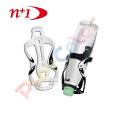 n+1 兩用水壺架，適用自行車水壺與寶特瓶, 1個, 黑色
