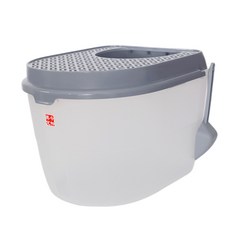 美卡猫砂盆全封闭防外溅双翻盖猫厕所宠物清洁用品批发跨境防臭, 1個, XL58*42.85*48.6