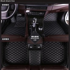 자동차 바닥 매트 트렁크 패드 자동 카펫 보호 방수, 18. 3pc floor mat, B. Right hand drive