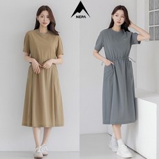 [백화점 홈쇼핑 정품] 네파 여성 여름 컴포 캐쥬얼 캠핑 여행 냉감 쿨 경량 원피스 7L42861