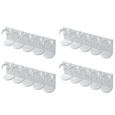벽걸이 양념통 정리대 조절 가능한 캐비닛 도어 수납 가정 주방 욕실, 01 Four pack