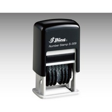 印鑑達人 新力牌S-309數字章【6位數】, 1個