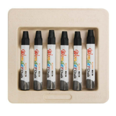 원더쵸크 하고로모분필 수용성분필, 검정색