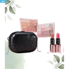 [오늘출발] New 웨이크메이크 헬로키티 립 앤 아이키트(아이 팔레트+밤 스틱) 웜톤, 1개