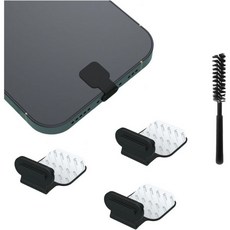 iPhone 14 13 12 11 Pro Max용 먼지 방지 플러그 세트 3팩 충전 포트 커버 iPad 미니 에어와 호환 가능, HG02