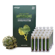 비엣고 베트남 프리미엄 골드 무설탕 아티초크앰플 1박스(20개입), 20개, 10ml