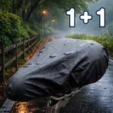 다나모어 자전거 안장 방수 및 보호커버, 2개, 블랙