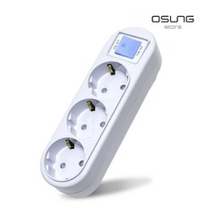 오성 과부하 과전류 자동차단 LED 일자형 어댑터 절전 멀티탭, LED일자 3구, 1개