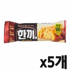 마켓오네이처 오리온 한끼바, 40g, 5개