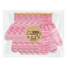 장갑이네 국내생산 꼬마손 어린이 면장갑 키즈 작업장갑 체험학습 텃밭 가드닝 갯벌 체험 장갑 핑크, 핑크 S(만5세 이하) 5켤레(묶음), 1개