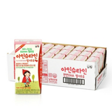 남양유업 아인슈타인 천연 DHA 딸기우유, 120ml