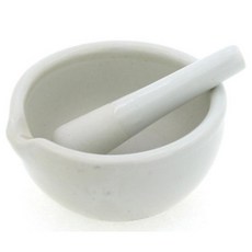 10센치 도자기사발 분쇄용 실험실교구 초등과학교구, 1개