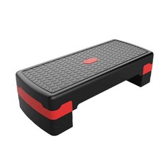 마르크첸 스포츠 스텝박스 3단 헬스소품 에어로빅, 레드/블랙