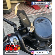 TAKEWAY磁浮減震手機架 適用ANV/AnvR/AnvPro/黑隼z 無線充電 穩固耐用 金色, 黑隼-短鏡座 雙磁浮-LA1/金色