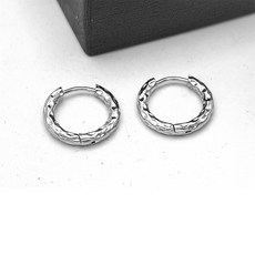 鈦鋼耳環 滿天星圈圈耳環 316L醫療鋼 不生鏽 不過敏 可戴著洗澡 圓圈耳環 耳環耳飾 耳釘 耳針