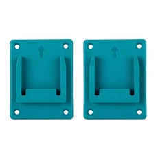 ZWINCKY 공구 기계 거치대 벽 마운트 스토리지 브래킷 고정 장치 보쉬 마키타 18V 전기 랙 스탠드 슬롯, 01 China Mainland, 03 2 pcs blue