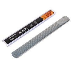 Microplane 無柄特細齒不鏽鋼刨刀 - 適用於檸檬、柑橘、硬質帕瑪森起司, 1個