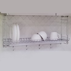 슬라이드 씽크선반 600 설겆이건조대 식기 건조대 식기건조 주방선반 씽크대정리 선반, 1개, 1단