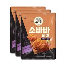 CJ 고메 소바바 마쏘킥 순살, 375g, 3개
