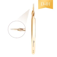 볼륨 속눈썹 핀셋 정전기 방지 미끄럼 방지 고밀도 정밀 정확한 핀셋 니퍼 포인트, 03 D-01