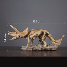 공룡 화석 모형 장난감 뼈 티라노사우루스 장식 공룡화석 화석모형 소품, I. 트리케라톱스