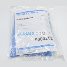 병원 파란색 1회용 멸균 수술실 가운 L 의료시설 청소 응급실 세차, 옵션1: M (9000102), 1개