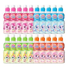 캐치티니핑 페트 음료수 4종 (딸기+밀크+사과+복숭아), 200ml