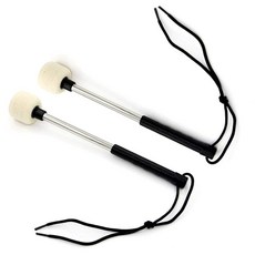 HAMILO 배스 드럼 말렛 바치드럼 스틱 행진곡 팀파니 큰북 (2개 세트)