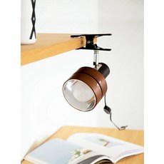 원목 집게 조명 단스탠드 책상 램프 침실 빈티지 무드등, 버튼 스위치, Sa 자작나무 클립 조명 5W