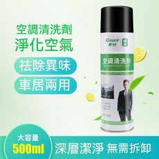 汽車空調清洗劑 汽車除臭噴霧 空調內部清潔劑 汽車空調養護 除臭噴霧 汽車空調清潔 汽車養護, 1個, 空調清洗劑, 500ml